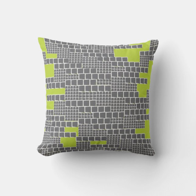 Stacks Lime Cushion (Front)