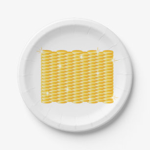 Stacks Of Gold Coins Paper Plate
