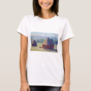 Stacks of Wheat (End of Summer), Monet T-Shirt