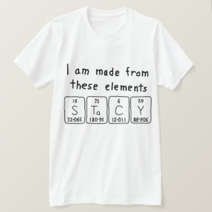 Stacy periodic table name shirt