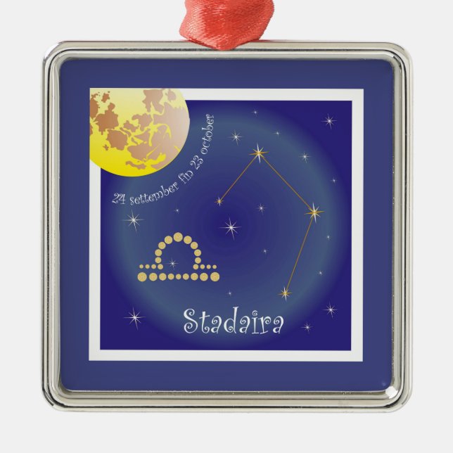 Stadaira 24 settember fin 23 october Ornament (Front)