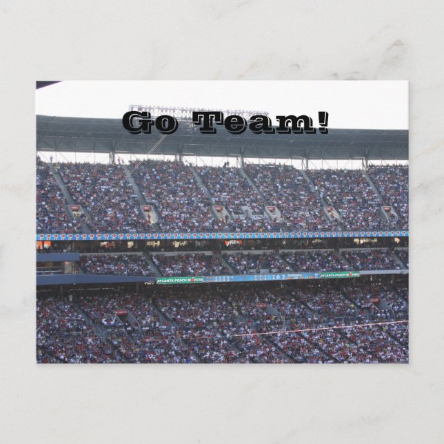 Stadium Crowd  Postcard (Front)