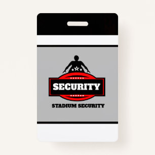 Stadium Security Badge  ID Badge