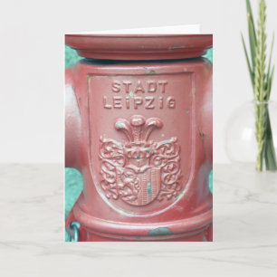 Stadt Leipzig, Germany Greeting Card