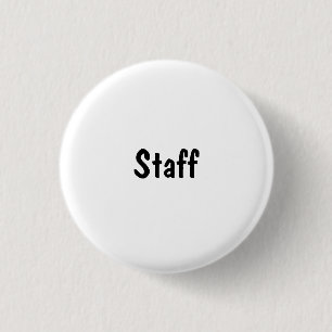 Staff 3 Cm Round Badge