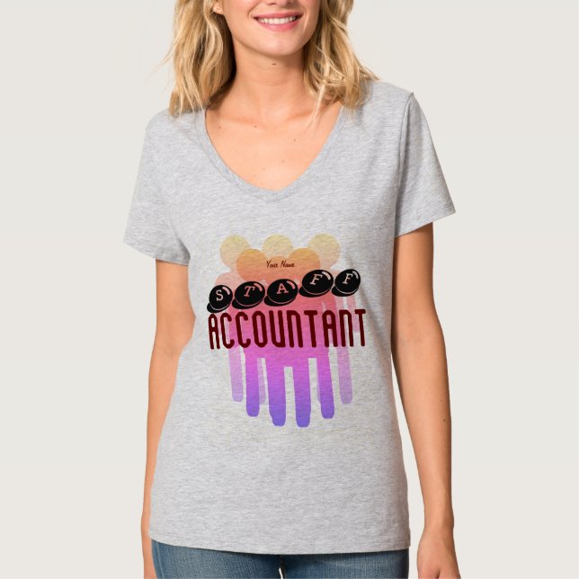 "Staff Accountant" T-Shirt (Front)