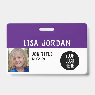 Staff Custom ID badge Business- Corp  Business