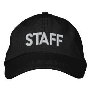 STAFF EMBROIDERED HAT
