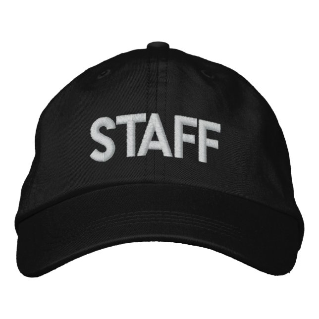 STAFF EMBROIDERED HAT (Front)