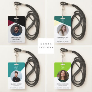 Staff Employee ID Photo Picture Identification  Badge