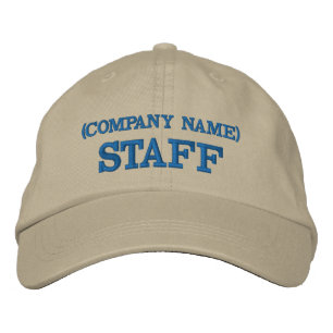 STAFF Hat Custom Embroidered Staff Cap Team