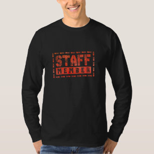 Staff Member Crew Group Team T-Shirt
