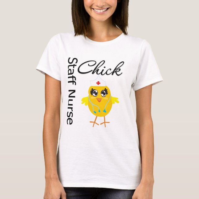 Staff Nurse Chick v1 T-Shirt (Front)
