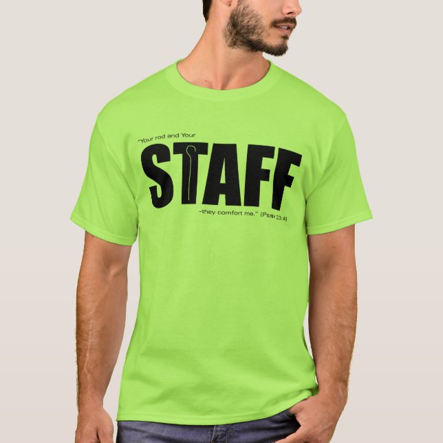 Staff Psalm T-Shirt (Front)