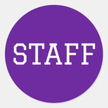 "staff" sticker 