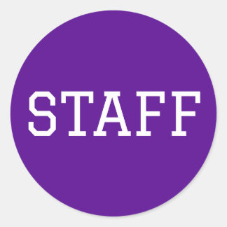 "staff" sticker 