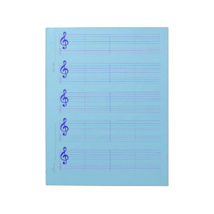 Staff & Ukulele Tab Paper – Printable Template Notepad