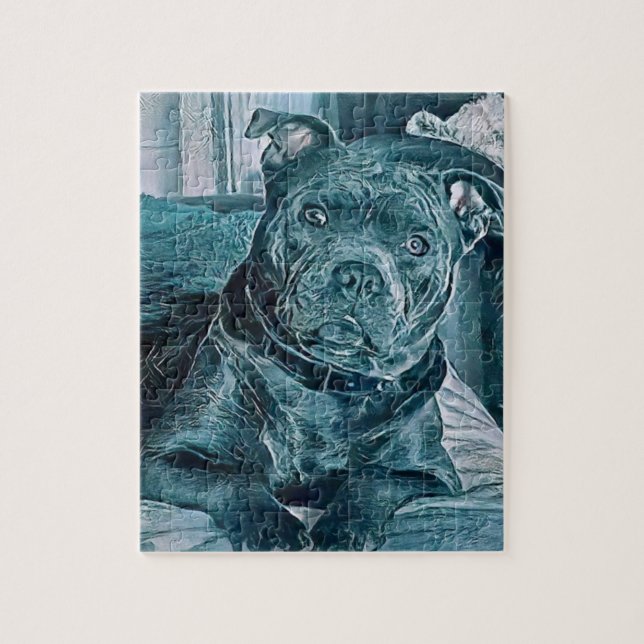 Staffie Jigsaw Jigsaw Puzzle (Vertical)