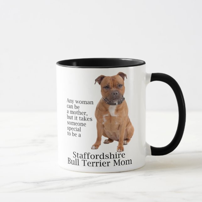 Staffie Mum Mug (Right)