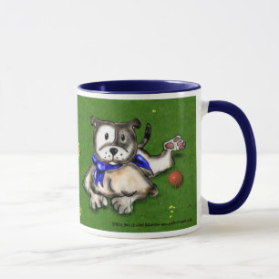 STAFFIE SMILES lying down mug