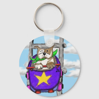 Staffie Smiles - ROLLERCOASTER - key ring