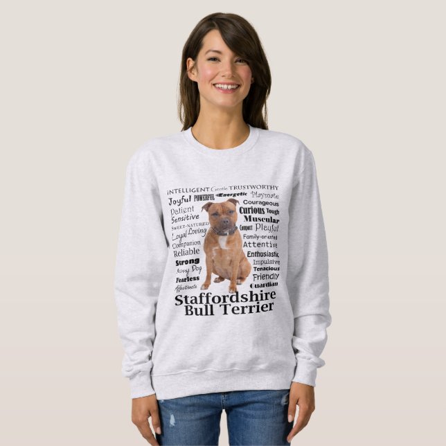 Staffie Traits Sweatshirt (Front Full)