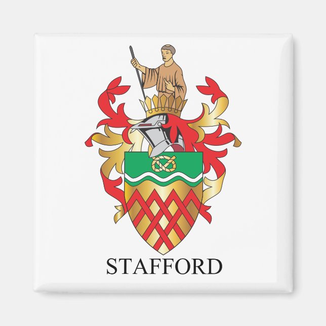 Stafford coat of arms magnet (Front)