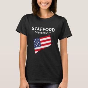 Stafford Connecticut USA State America Travel Conn T-Shirt