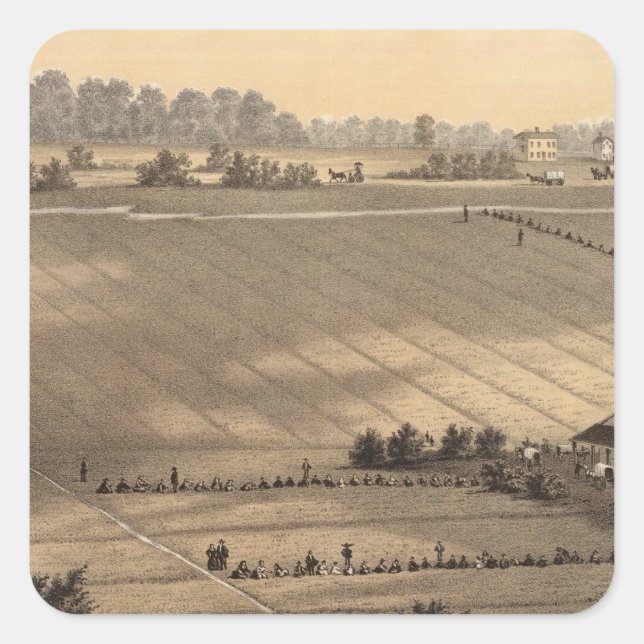 Stafford Forge Cranberry Plantation, West Creek Square Sticker (Front)