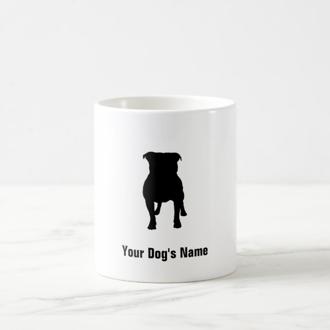 Staffordshire Bull Terrier スタッフォードシャー・ブル・テリア Coffee Mug (Center)