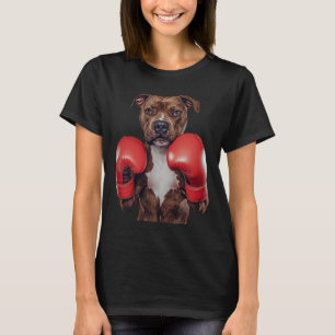 Staffordshire Bull Terrier Boxing T-Shirt