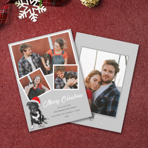 Staffordshire Bull Terrier Christmas Custom Photo Holiday Card