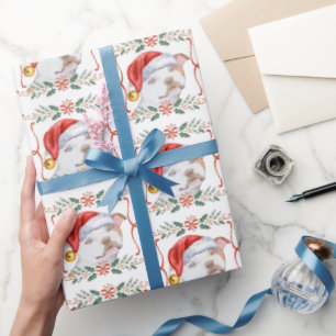 Staffordshire Bull Terrier Christmas Dog Wrapping Paper
