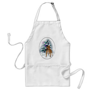 Staffordshire Bull Terrier Christmas Gifts Standard Apron