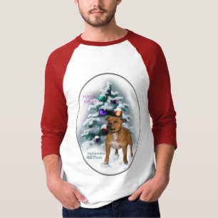 Staffordshire Bull Terrier Christmas Gifts T-Shirt