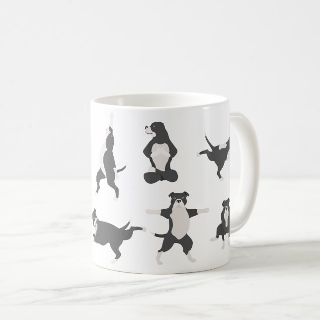 Staffordshire bull terrier coffee mug (Front Right)