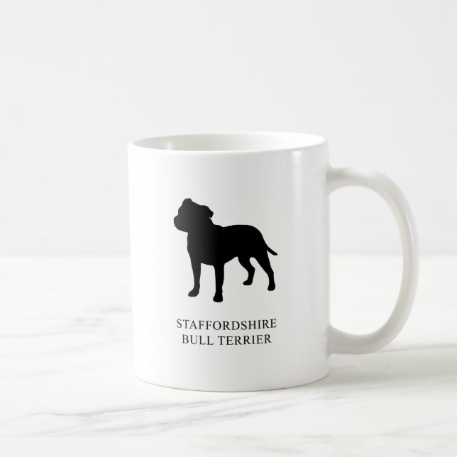 Staffordshire Bull Terrier Coffee Mug (Right)