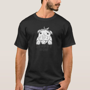 Staffordshire Bull Terrier Cute Dog Mum Dog Mum T-Shirt