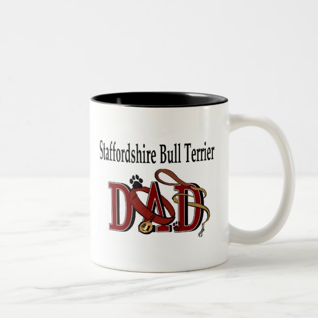 Staffordshire Bull Terrier Dad Mug (Right)