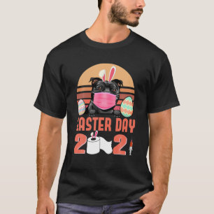 Staffordshire Bull Terrier Dog Face Mask Bunny Eas T-Shirt