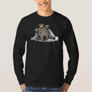 Staffordshire Bull Terrier Dog Staffy With Stuffed T-Shirt