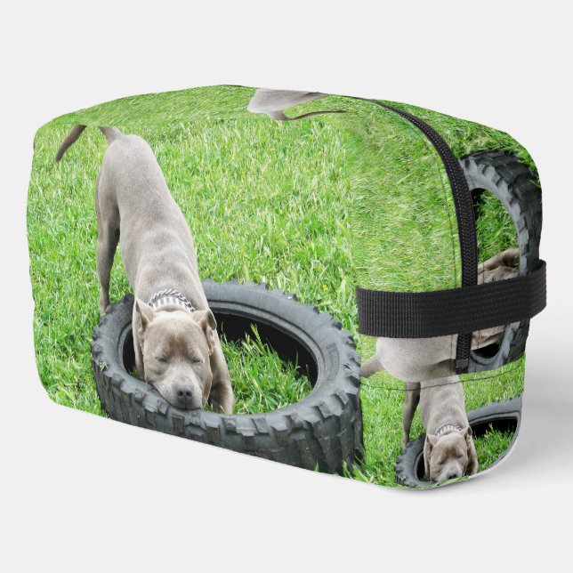 Staffordshire Bull Terrier,  Dopp Kit (Left Corner)