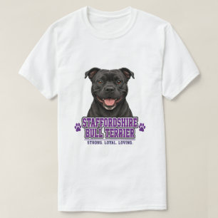 🐾 Staffordshire Bull Terrier Family Pride 🐾 T-Shirt