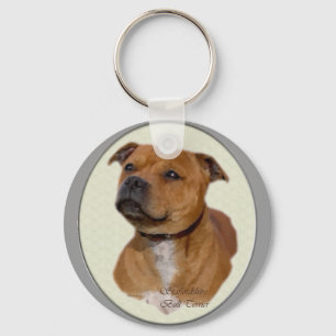 Staffordshire Bull Terrier Gifts Key Ring