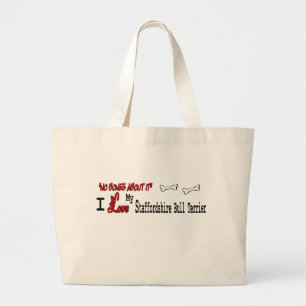 Staffordshire Bull Terrier Gifts Large Tote Bag