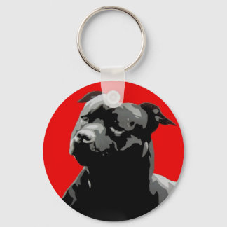 Staffordshire bull terrier keyring keychain