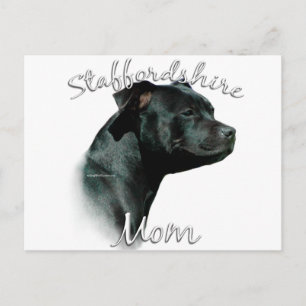 Staffordshire Bull Terrier Mum 2 Postcard