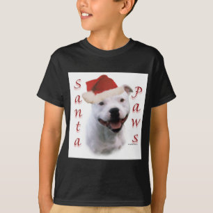 Staffordshire Bull Terrier Santa Paws T-Shirt