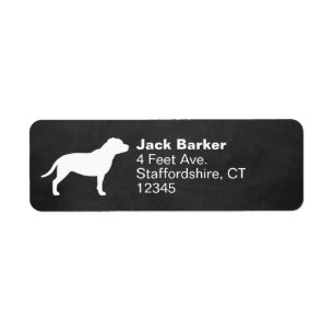 Staffordshire Bull Terrier Silhouette