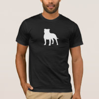 Staffordshire Bull Terrier Silhouette Staffy Dog
